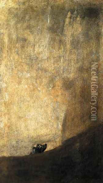 The Dog Oil Painting - Francisco De Goya y Lucientes