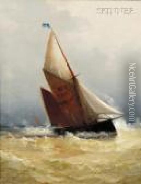 Yachting Oil Painting - Marshall Johnson