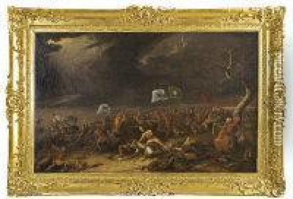 The Battle Of Clontarf Oil Painting - Samuel Watson