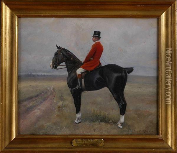 Transport/winner Of 19 Horse Show Prizes Oil Painting - Max Francis Klepper