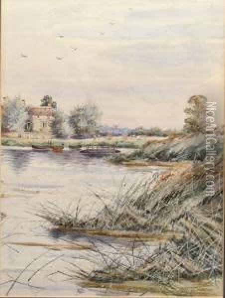 In The Isle Of Ely Oil Painting - Robert Winter Fraser