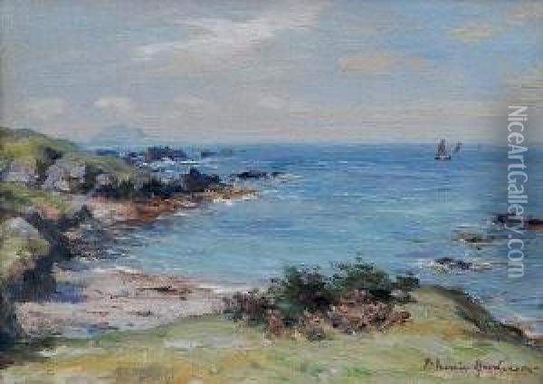 On The Ayrshire Coast Oil Painting - Joseph Henderson