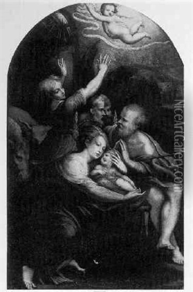 Nativity Oil Painting - Carlo Francesco Nuvolone