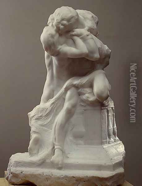 Romeo and Juliet Oil Painting - Auguste Rodin