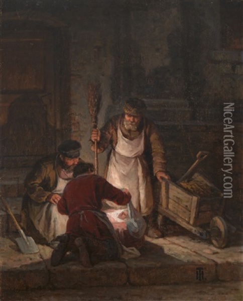 Foundling Oil Painting - Ivan Trutnev