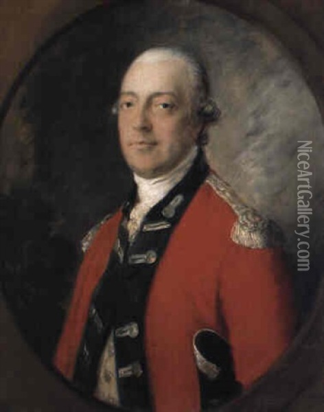Portrait Of Sir John Whitefoord, Bt. Of Blairquhan Oil Painting - Thomas Gainsborough