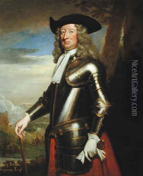 Henry Seymour Portman 1637-1728 Oil Painting - Sir Godfrey Kneller