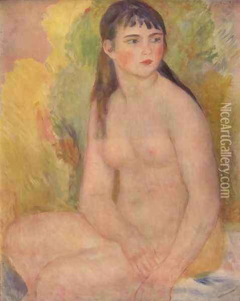 Nude female Oil Painting - Pierre Auguste Renoir