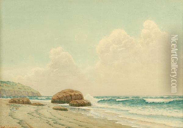 Coastal Breakers Oil Painting - Frederick Schiller Cozzens