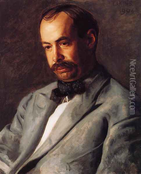 Portrait of Charles Percival Buck Oil Painting - Thomas Cowperthwait Eakins