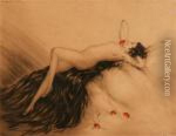 Eve Oil Painting - Louis Icart