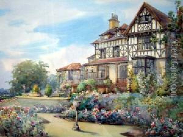 Country House Oil Painting - William Alister Macdonald