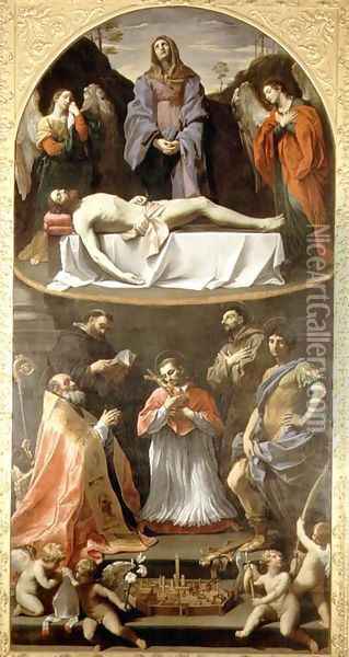 The Mendicantini Pieta, 1616 Oil Painting - Guido Reni