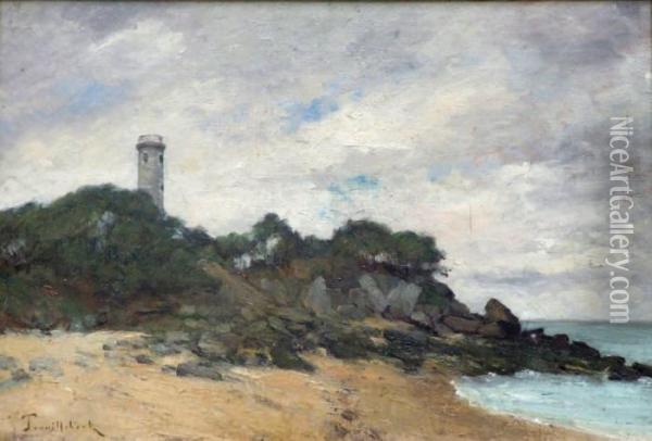 Le Phare, Noirmoutier, Vendee Oil Painting - Paul Trouillebert