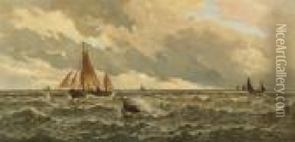 Boat Oil Painting - Charles Mottram
