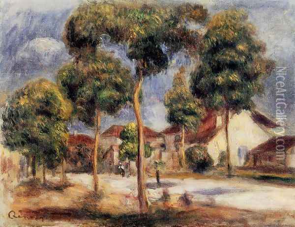 The Sunny Street Oil Painting - Pierre Auguste Renoir