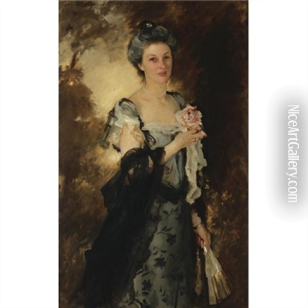 Mrs. William Crowninshield Endicott Jr. Oil Painting - John Singer Sargent