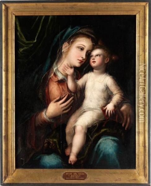 Maria Mit Dem Jesusknaben Oil Painting - Scipione Pulzone