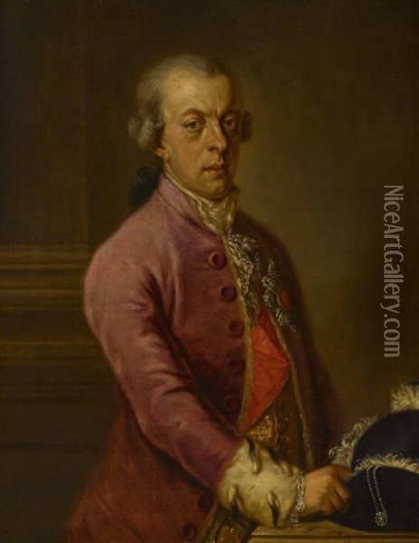 Herzog Wilhelm In Bayern Oil Painting - Johann Georg Josef Edlinger