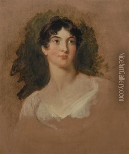 Portrait Of A Lady Oil Painting - Thomas Lawrence