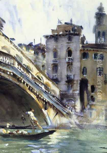 The Rialto Venice Oil Painting - John Singer Sargent