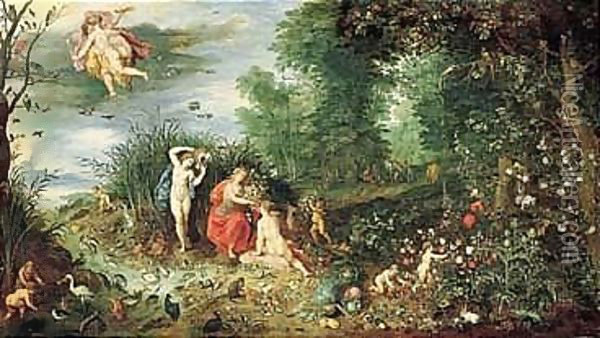 Hendrick Van Balen Oil Painting - Jan Brueghel the Younger