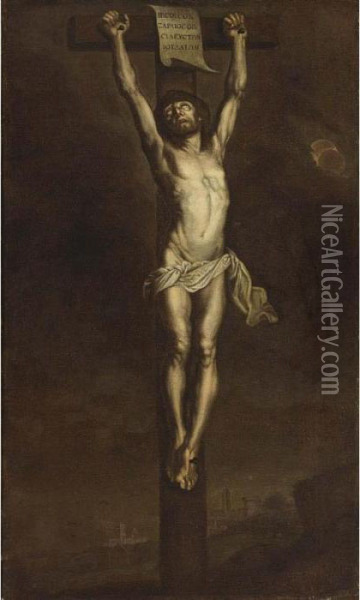 Christ On The Cross Oil Painting - Sir Anthony Van Dyck