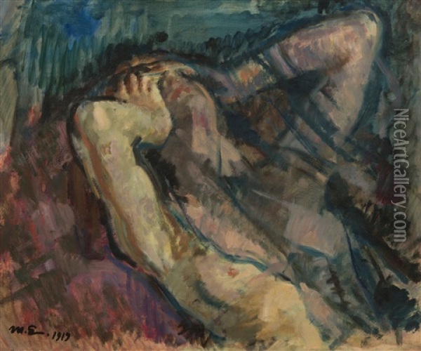 Despair Oil Painting - Magnus Enckell