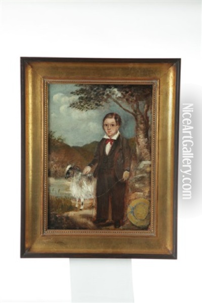 Portrait Of A Boy Oil Painting - Henry Walton