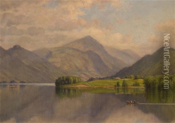 Black Mountain, Lake George Oil Painting - George E. Candee