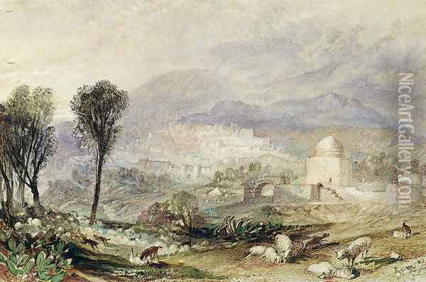 Rachels Tomb at Ramah, c.1835 Oil Painting - Joseph Mallord William Turner