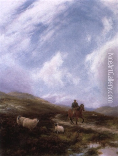 Bridle Path Oil Painting - Peter Graham