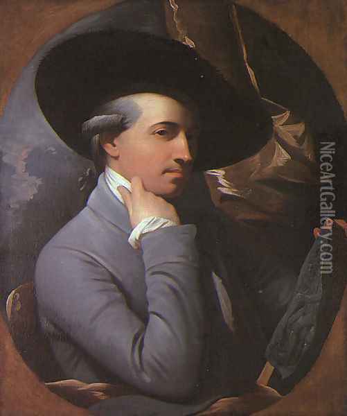 Self-Portrait 1770 Oil Painting - Benjamin West
