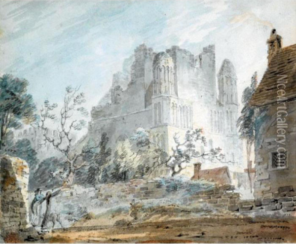 East Malling Abbey, Kent Oil Painting - Joseph Mallord William Turner