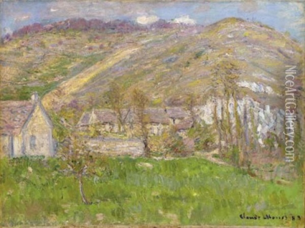 Hameau De Falaise Pres Giverny Oil Painting - Claude Monet