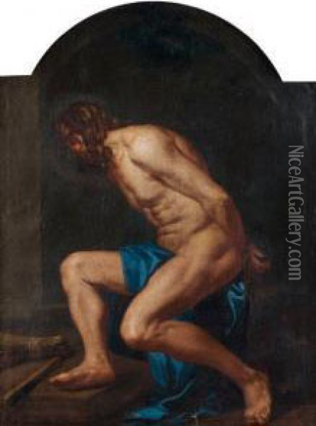 Christ Auxoutrages Oil Painting - Pierre Puget