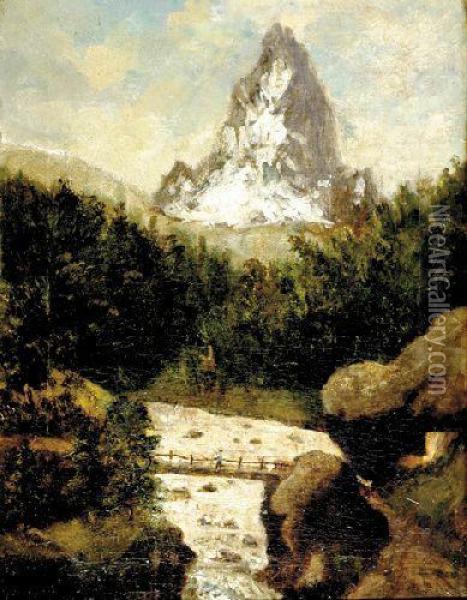 The Matterhorn Oil Painting - Franz Richard Unterberger