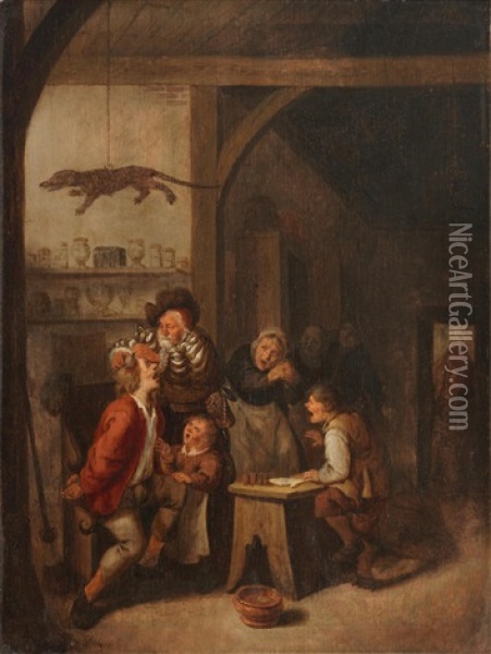 The Quack Doctor Oil Painting - Jan Miense Molenaer
