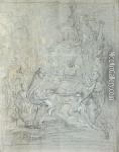 La Circoncision Oil Painting - Cornelis I Schut