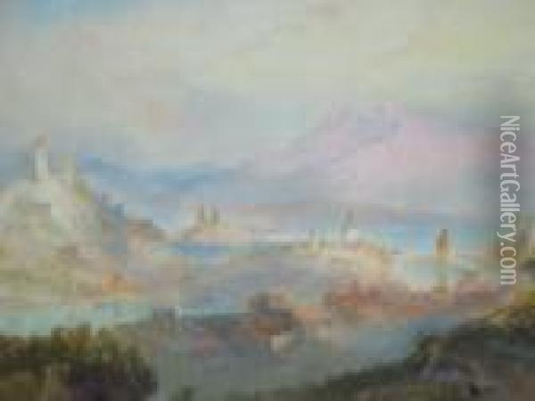 Lucerne Oil Painting - Richard Henry Wright