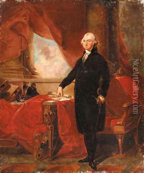 George Washington Oil Painting - American School