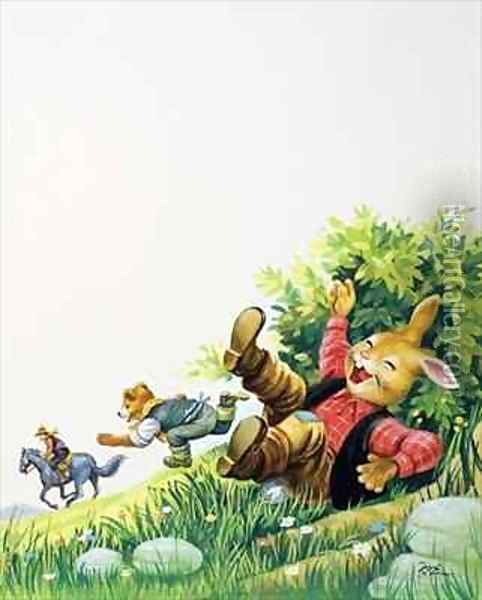 Brer Rabbit 18 Oil Painting - Henry Charles Fox