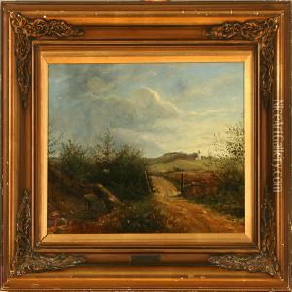 Varm Sommerdag Med Tordenluft Oil Painting - Vilhelm Peter C. Kyhn