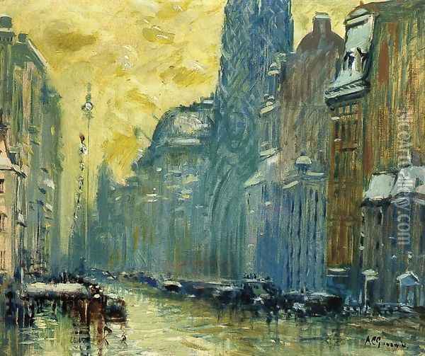 Fifth Avenue I Oil Painting - Arthur C. Goodwin