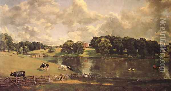Wivenhoe Park, Essex Oil Painting - John Constable