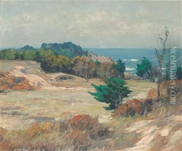 The Pacific At Point Loma Oil Painting - Maurice Braun