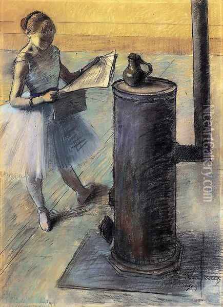 Dancer Resting I Oil Painting - Edgar Degas
