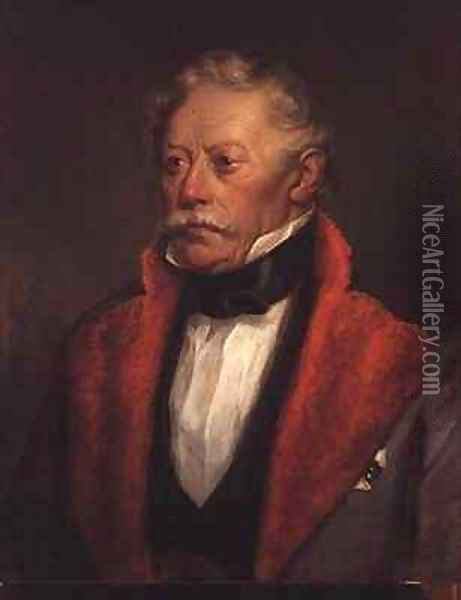 Johann Joseph Wenzel Count Radetzky 1766-1858 Governor of the Lombardo Venetian territories in the mid 1800s Oil Painting - Georg Decker