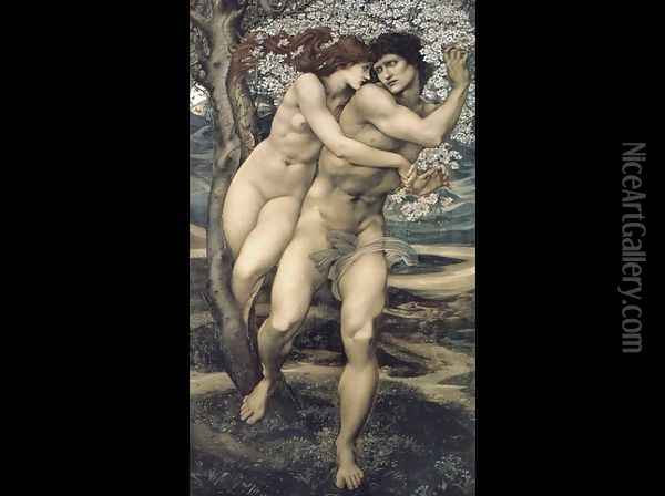 The Tree of Forgiveness Oil Painting - Sir Edward Coley Burne-Jones