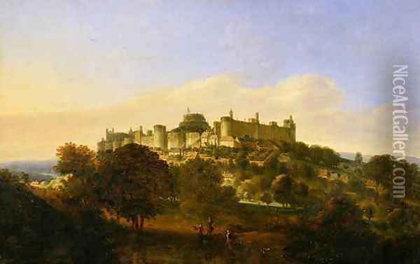 Windsor Castle from the South Oil Painting - Jan the Elder Griffier